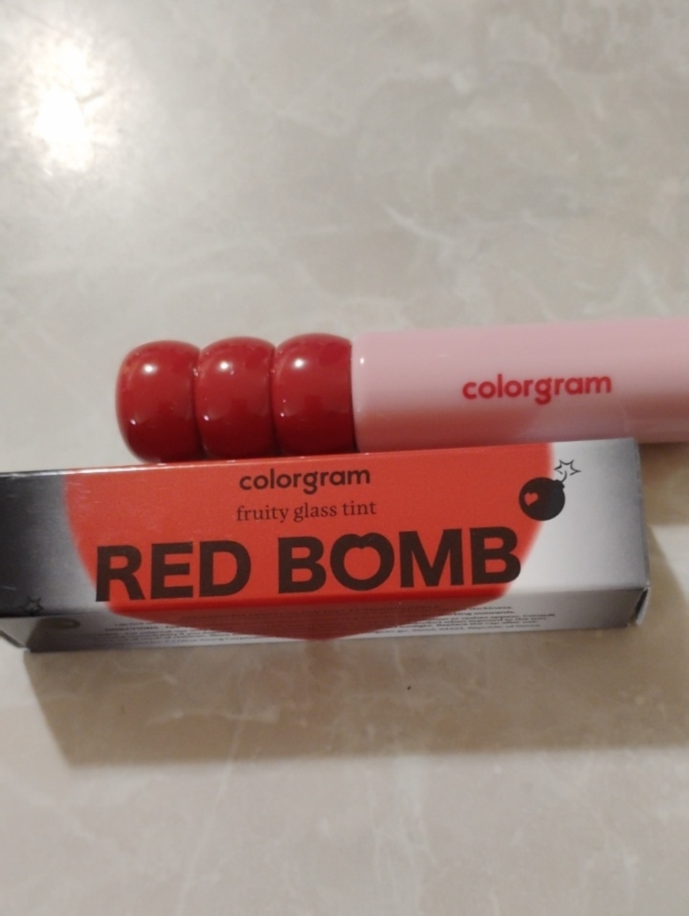 Colorgram Red Bomb Fruity Glass Tint Lip Gloss - Red